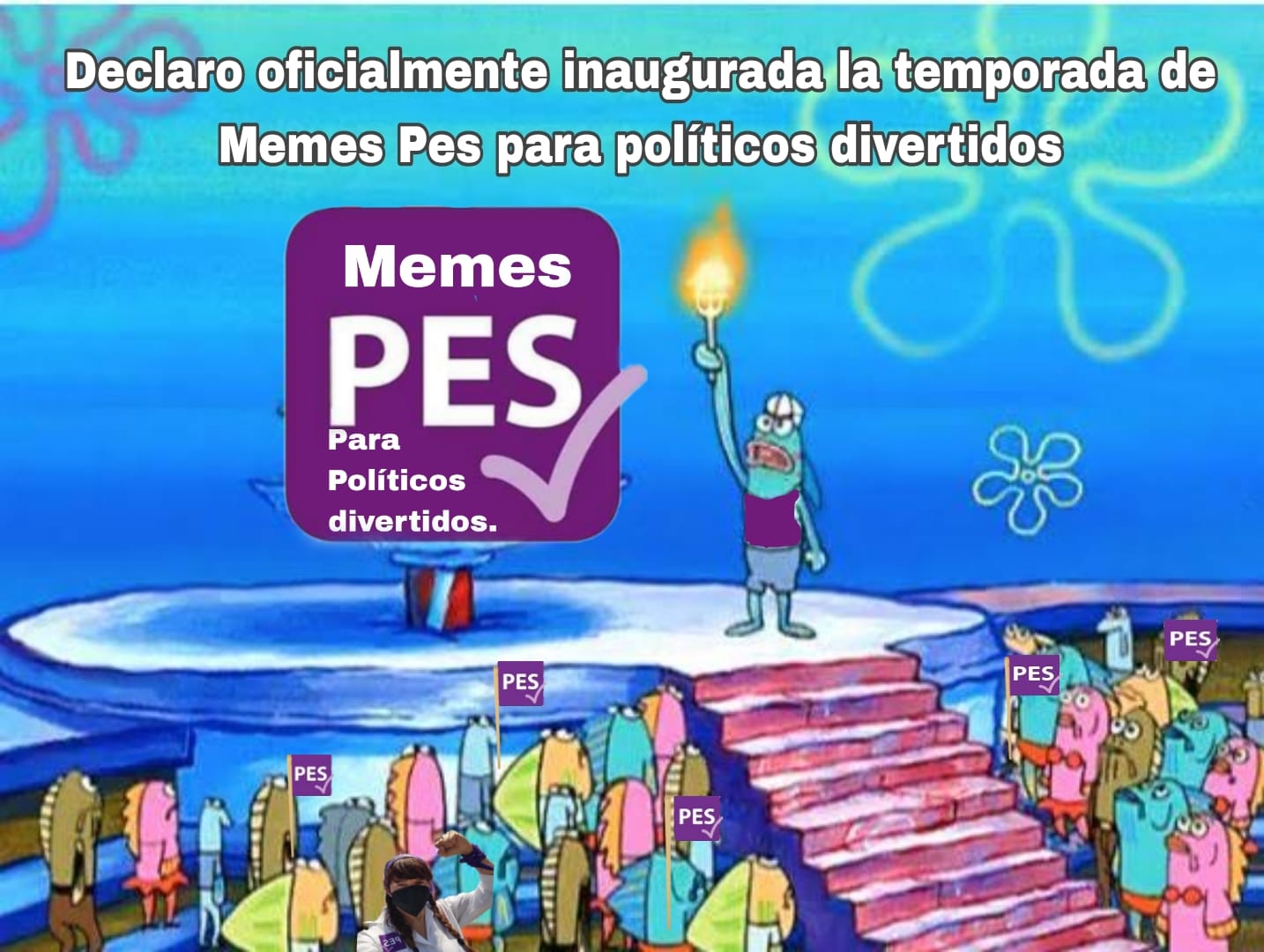 Meme PES para políticos divertidos