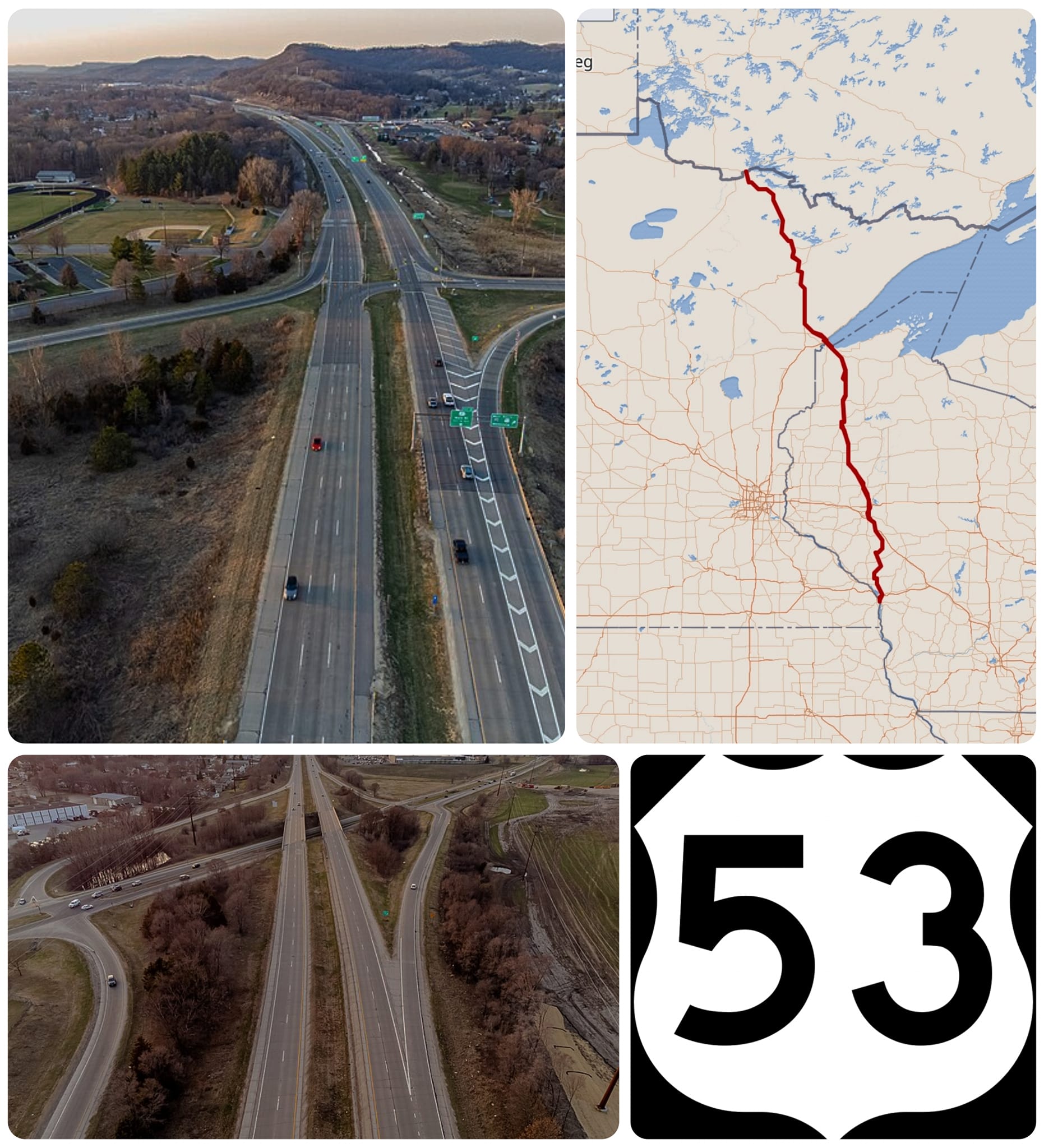 Highway 53 ramp closures in Minnesota for painting