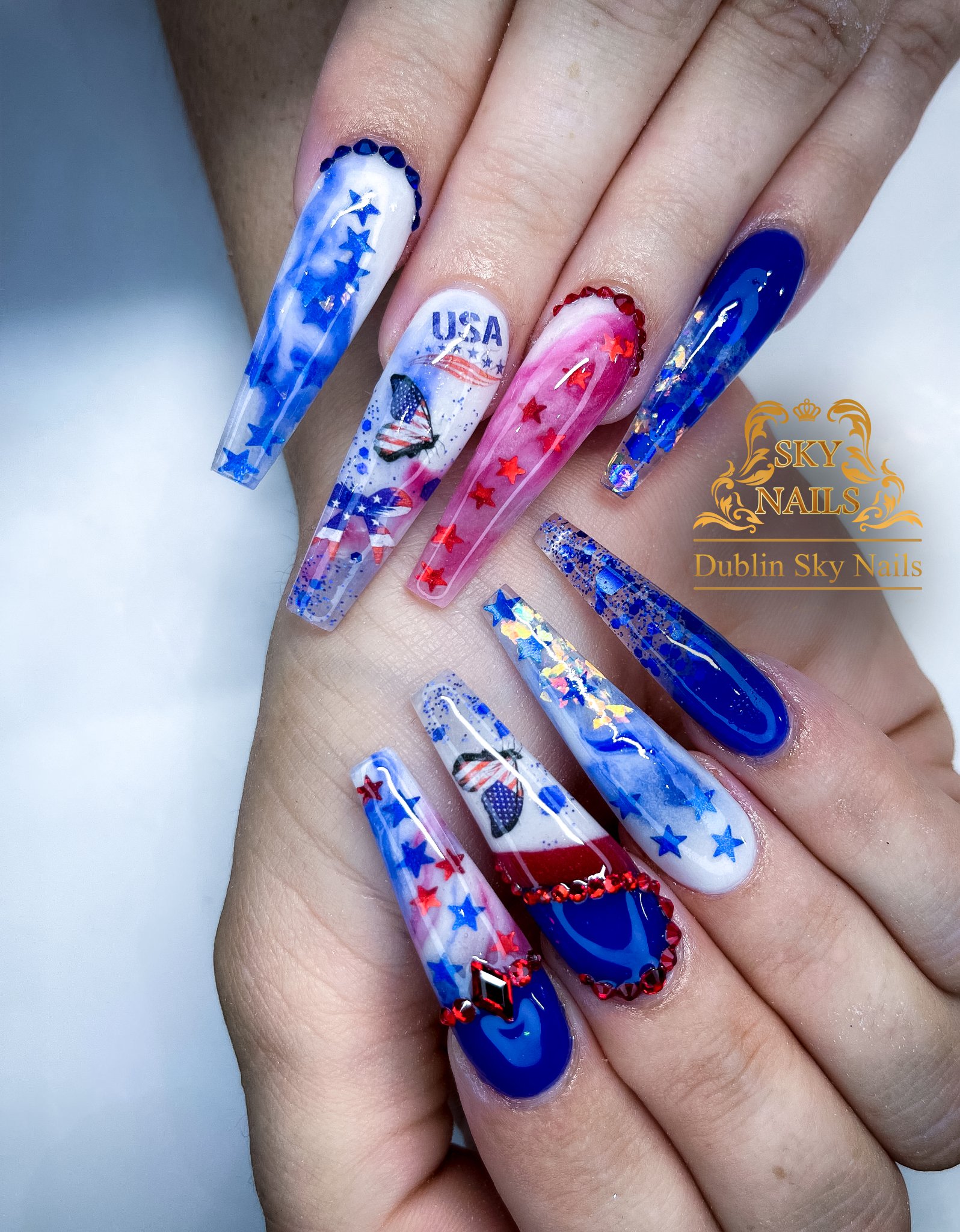 Best HD Pictures about  Sky Nails Dublin Ga  with No AI Images