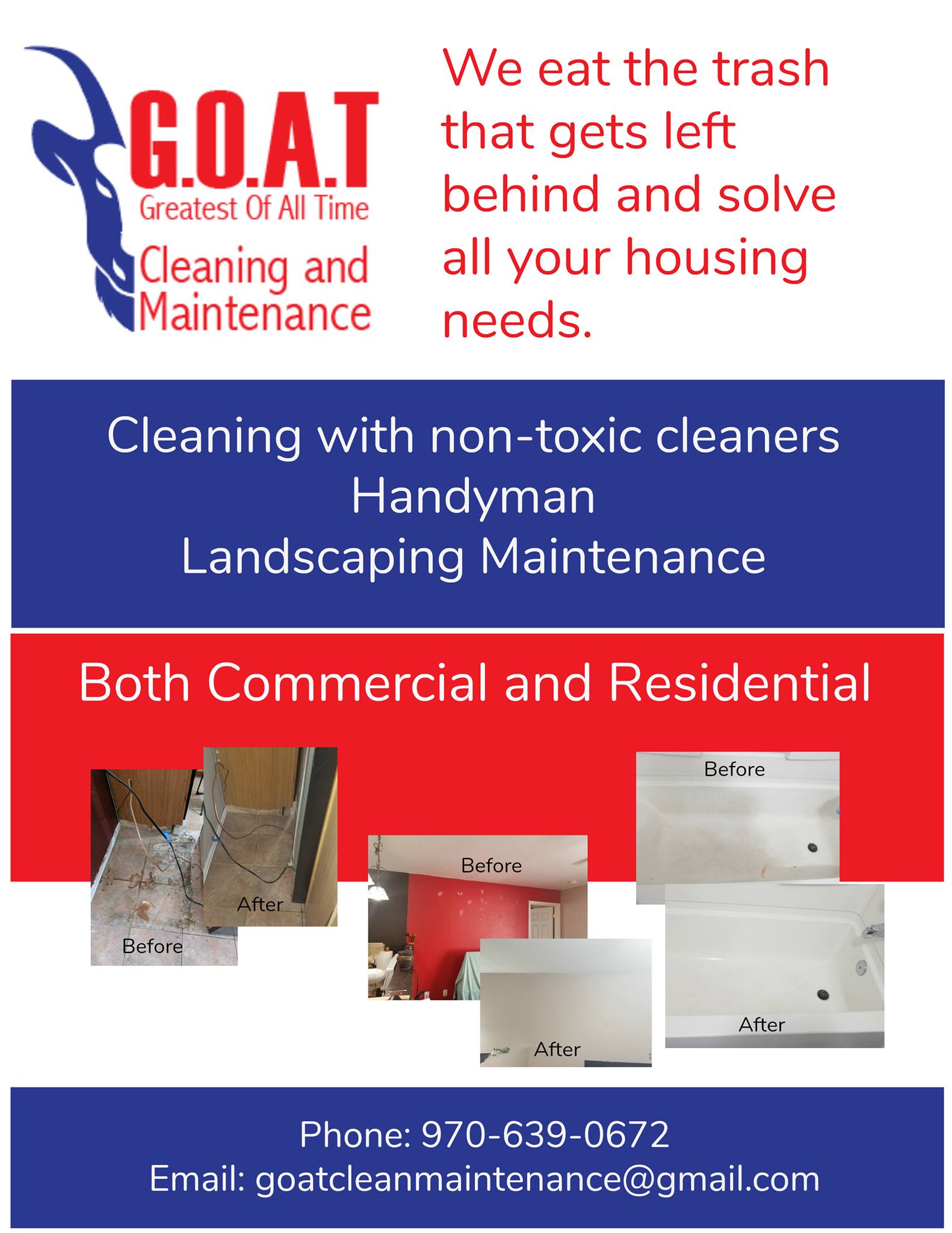 GOAT Cleaning and Maintenance | Grand Junction CO