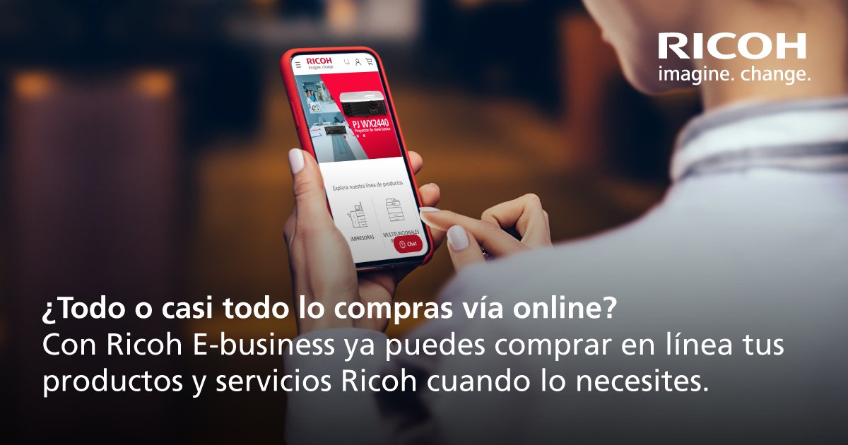 Ricoh - 😲 ¿Todavía no conoces nuestro nuevo portal de comercio en línea ...