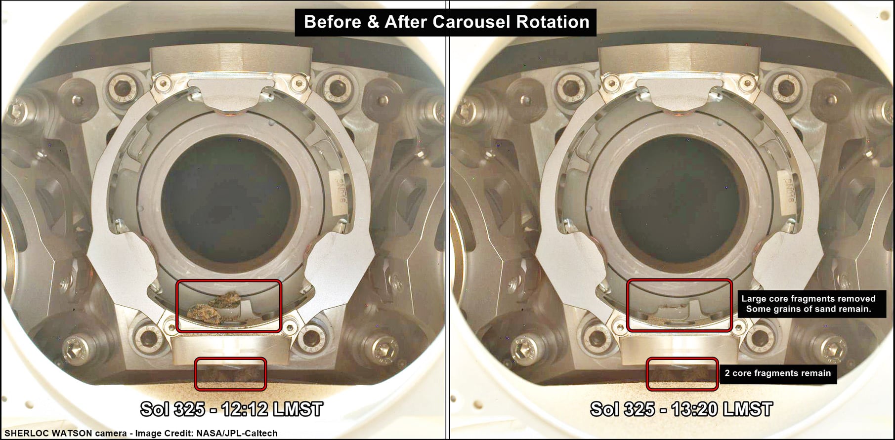 Before and... - Mars Rovers: Mosaics, Panoramas & Updates | Facebook