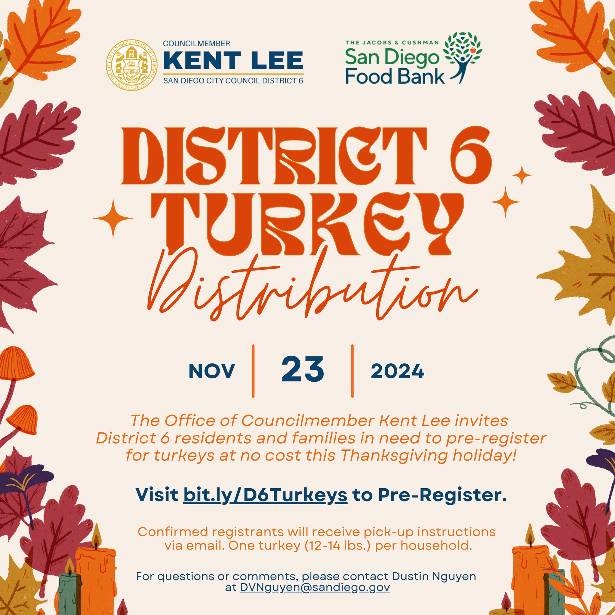 Our office invites District 6... - Councilmember Kent Lee