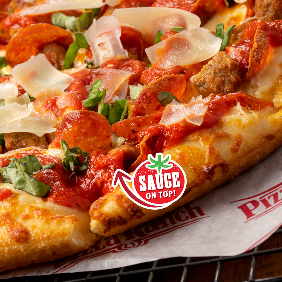 Pizza Ranch - Have you tried our newest pizza? It comes with sauce on ...