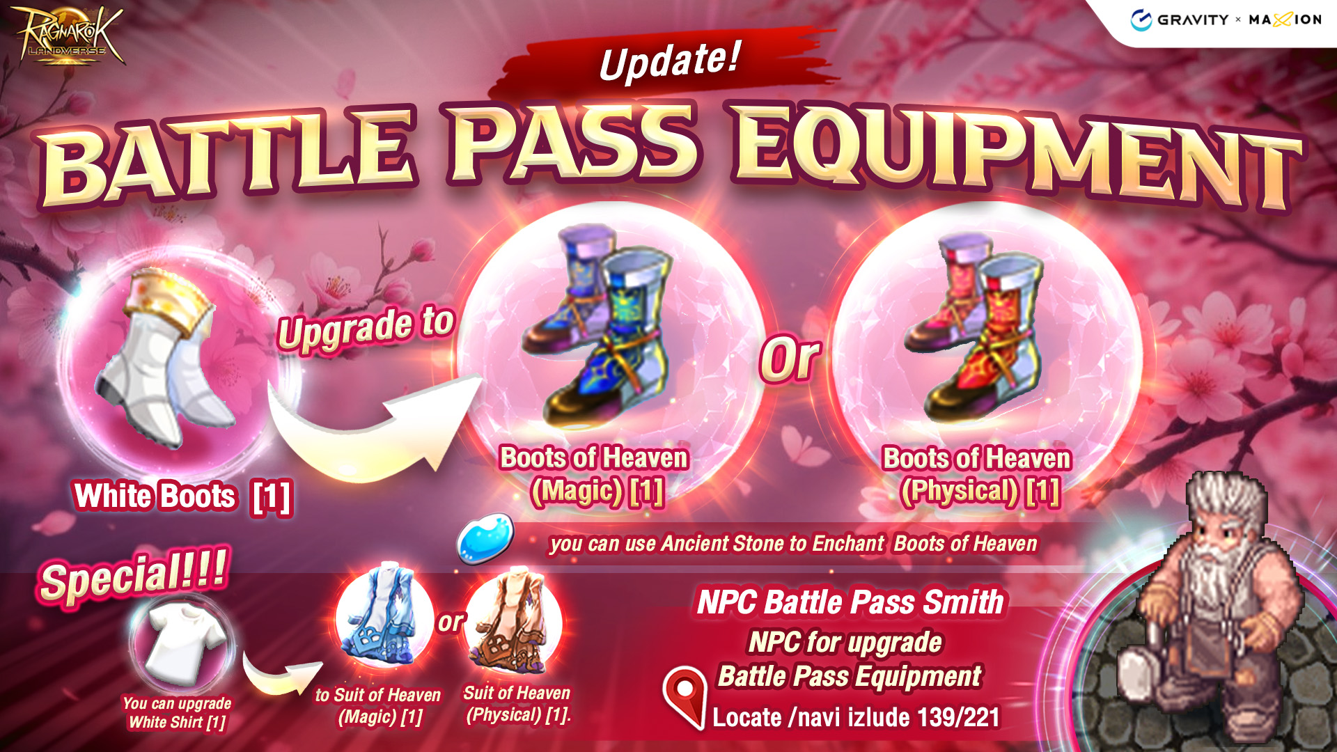 Ragnarok Online Landverse - 🛡️New Equipment in Battle Pass SS8 Blossom ...
