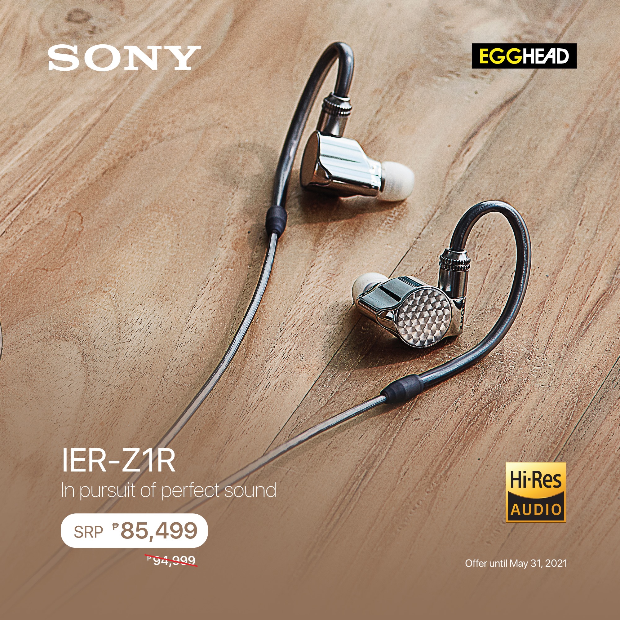Sony IER-Z1R Signature Series In-Ear Headphones delivers