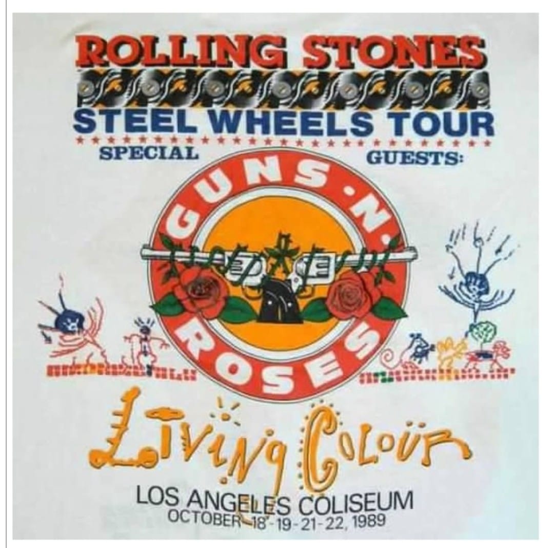 October 18, 1989 On this day 32 years ago Guns n Roses (and Living