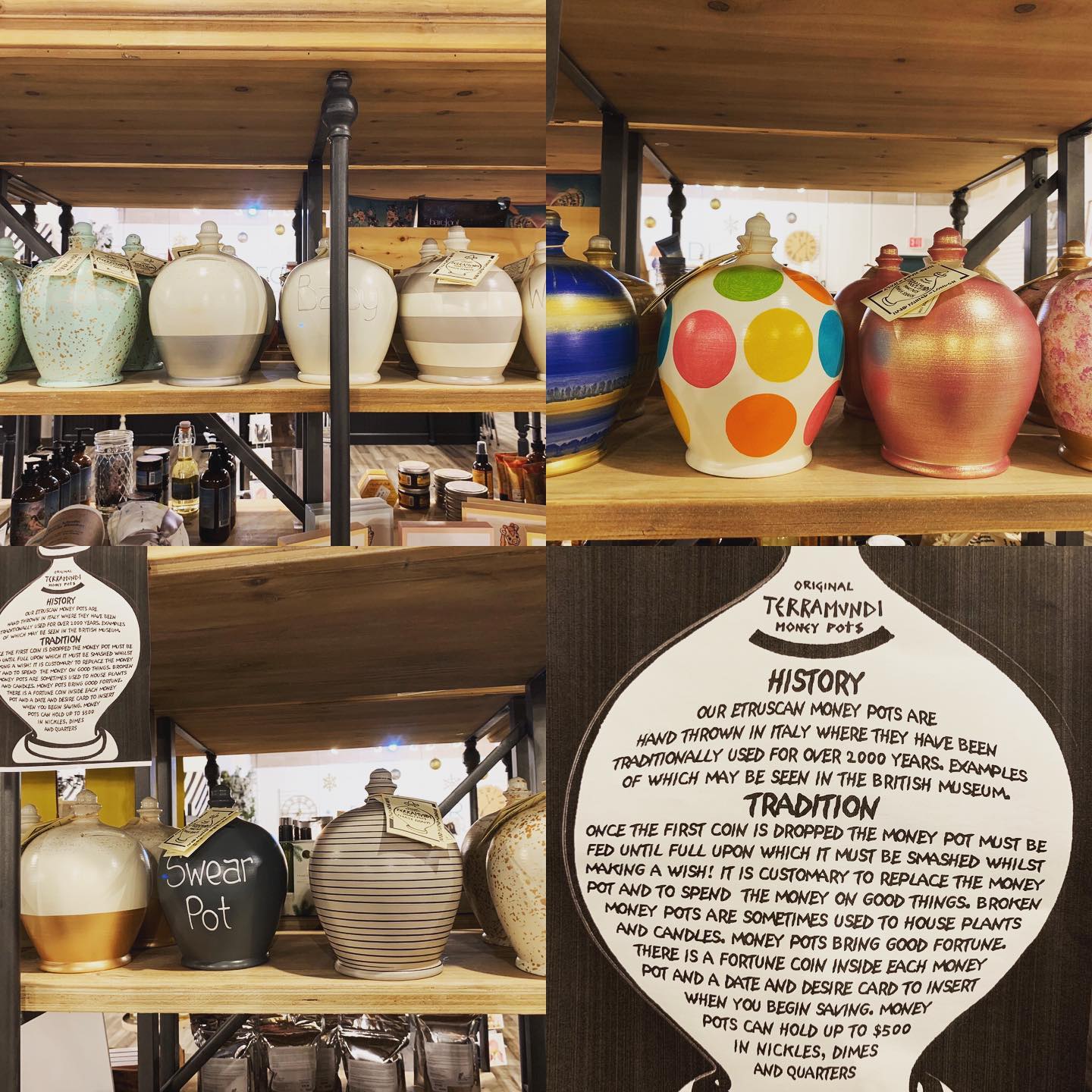 Terramundi money pots are a great gift idea for the person who has