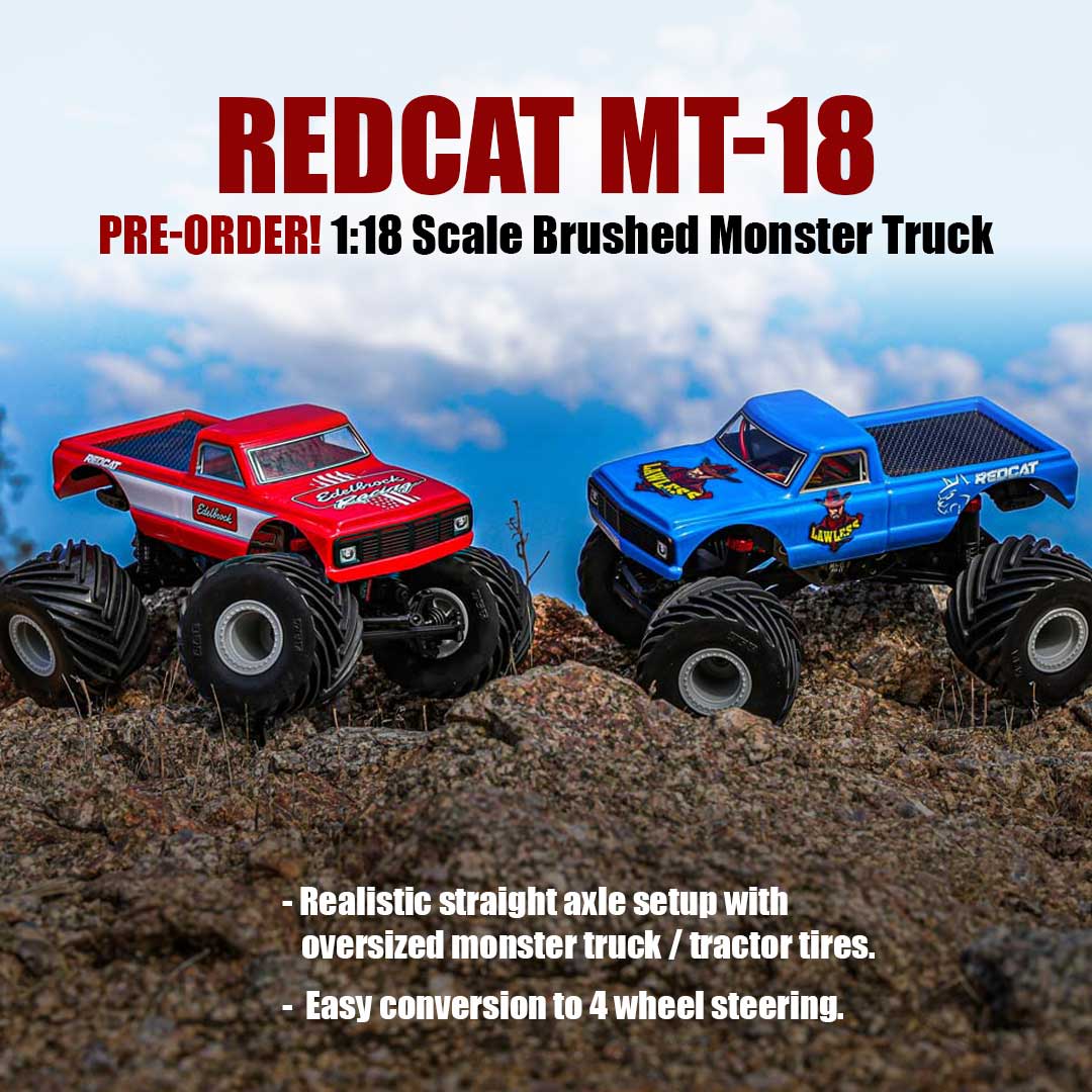 Race Truck 1:18スケール オフロード 4WD Get ready for big fun with the MT-18! This 1/18 scale 4WD monster