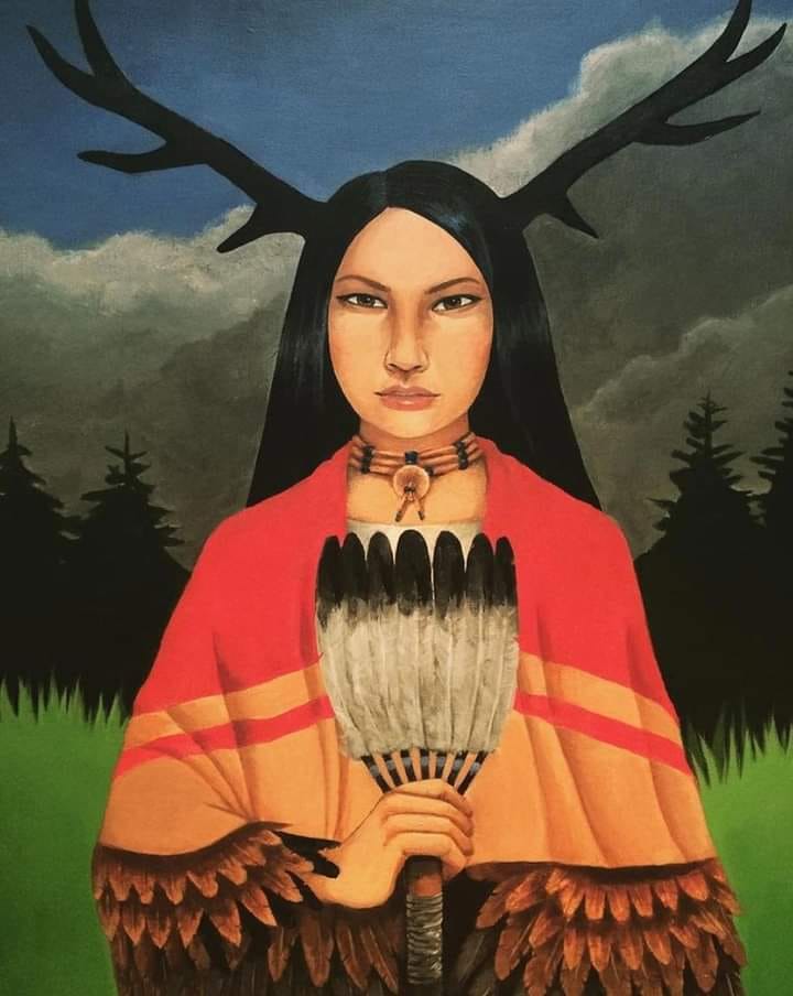 deer lady dress Tell me the story about the 