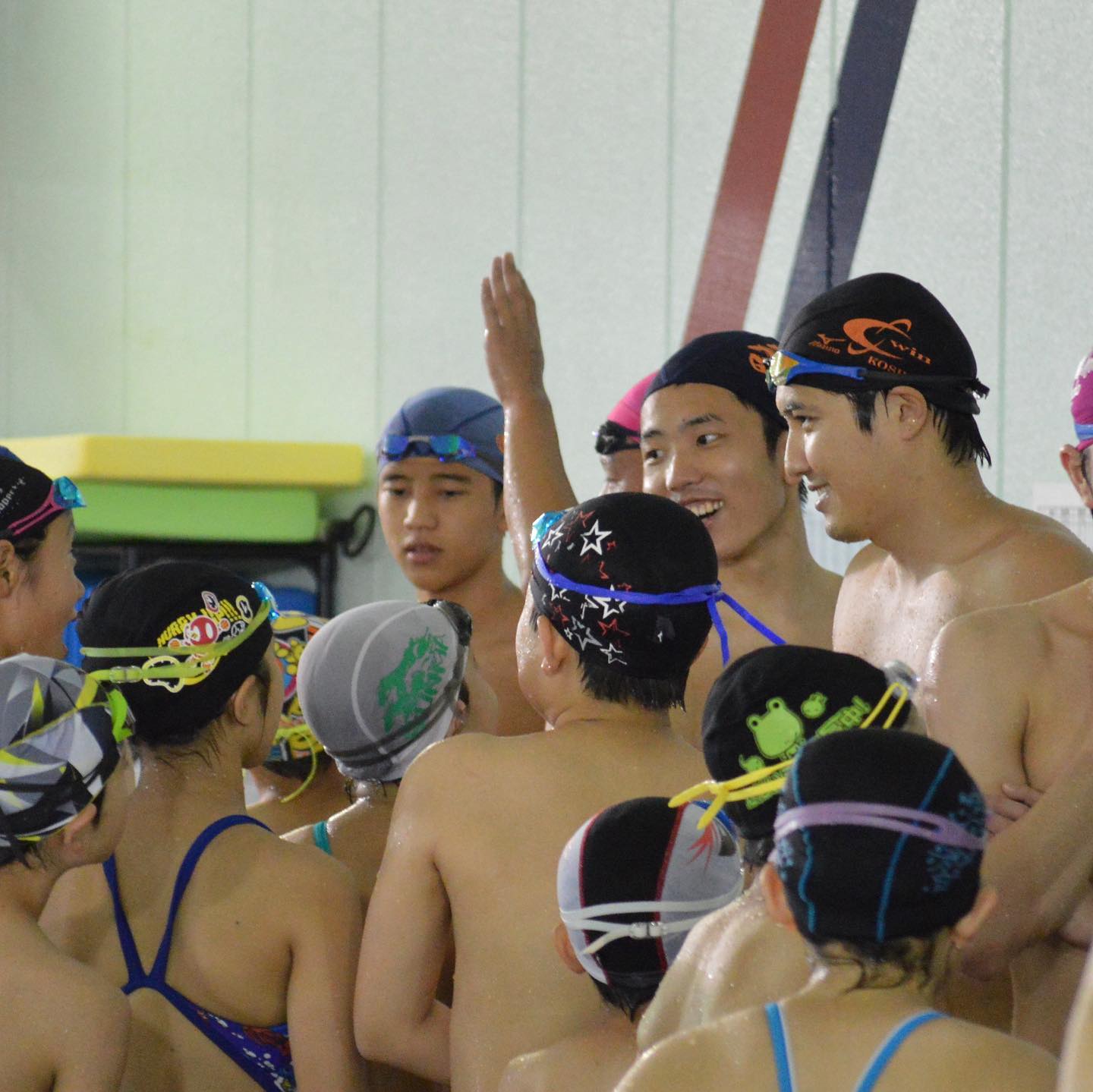 イトマンスイミングスクール西神校 - 9月お座りアート 本日からです🌝 たくさん撮影して下さい ️ #イトマンスイミングスクール#イトマン