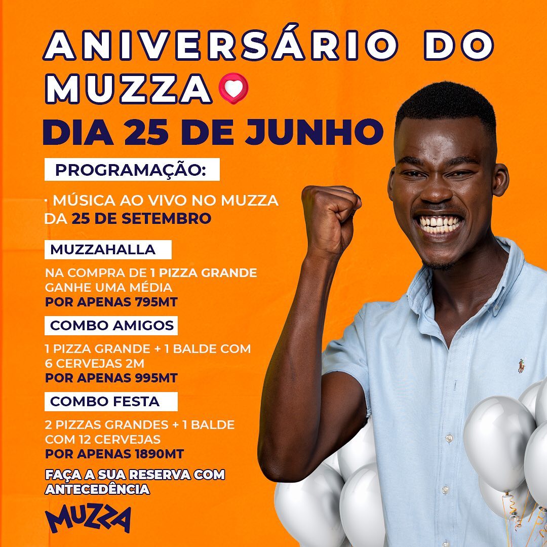 Muzza Pizzarias - Confira a programação alusivo ao segundo... | Facebook