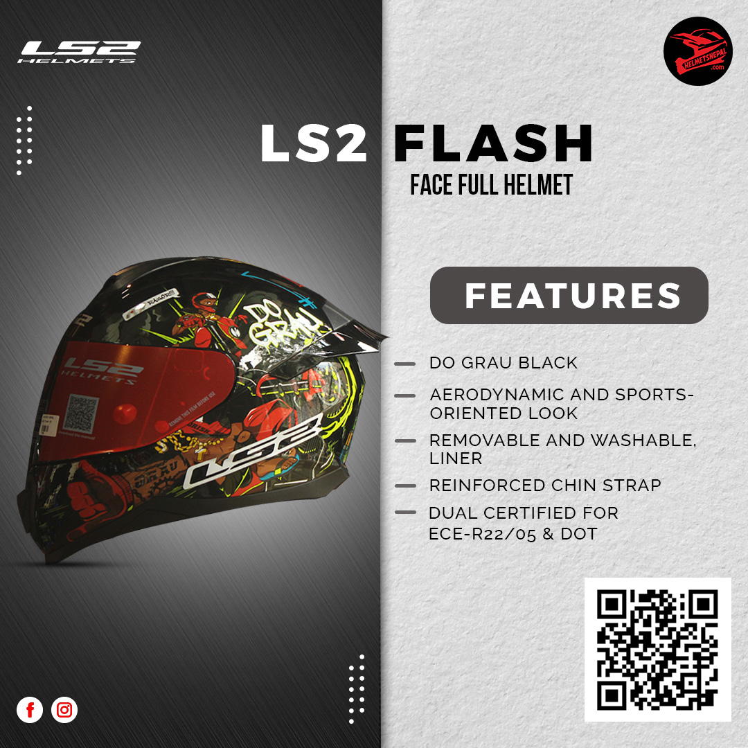 Helmets Nepal - The LS2 Flash is a sport-oriented helmet... | Facebook