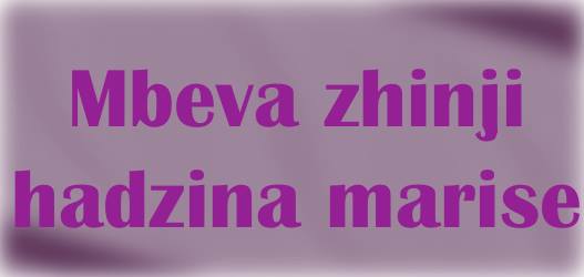 Mitupo.org - Tsumo: Mbeva zhinji hadzina marise (mashe) Tsanagudzo ...