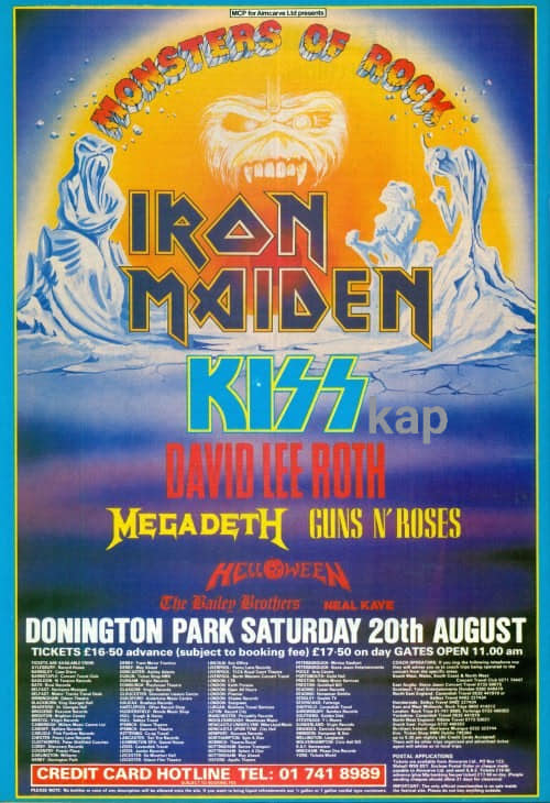 There are festival lineups And then there are MONSTERS OF ROCK