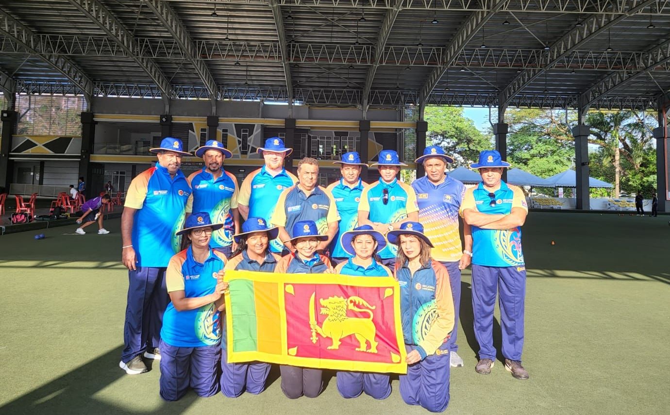 World - The Sri Lankan team ready for the Asian Bowls Championships in ...