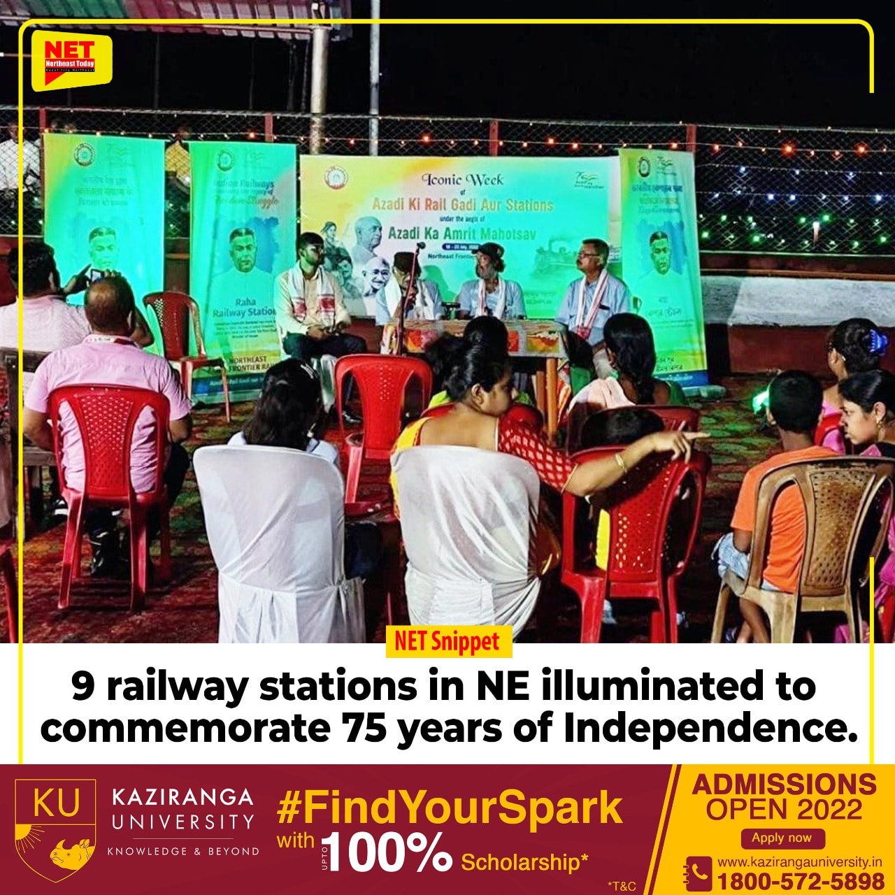 Northeast Today - #NETSnippet | Nine railway stations, associated with ...
