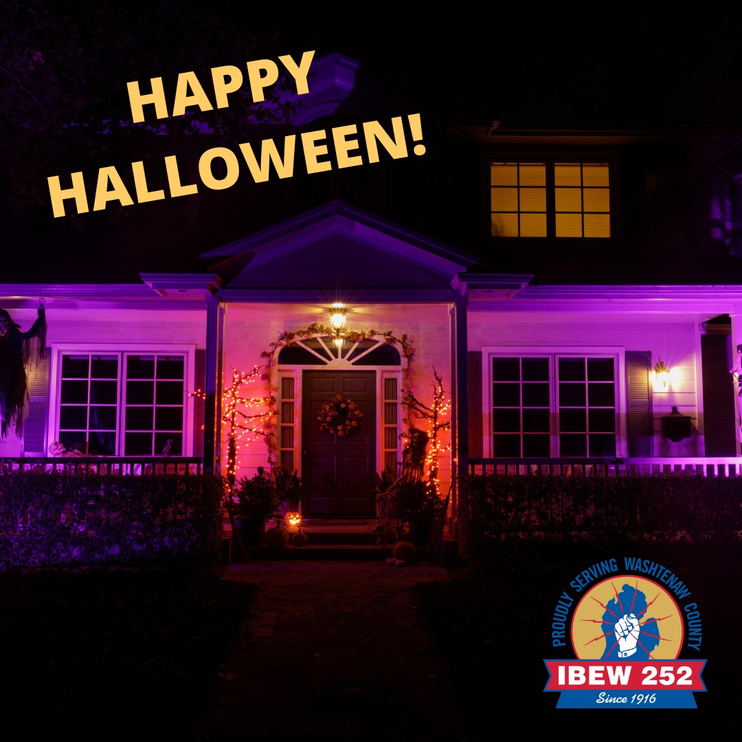 IBEW Local 252 - Happy Halloween from IBEW Local 252! Stay...