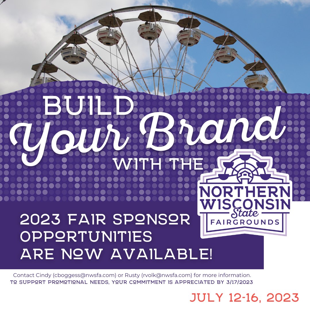 📌 Build your brand with... - Northern Wisconsin State Fair