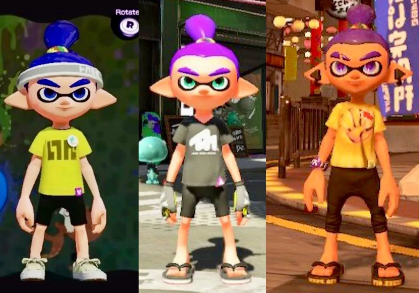 Nintendo Fans - 🐙 Comparativo del modelo de un inkling de... | Facebook