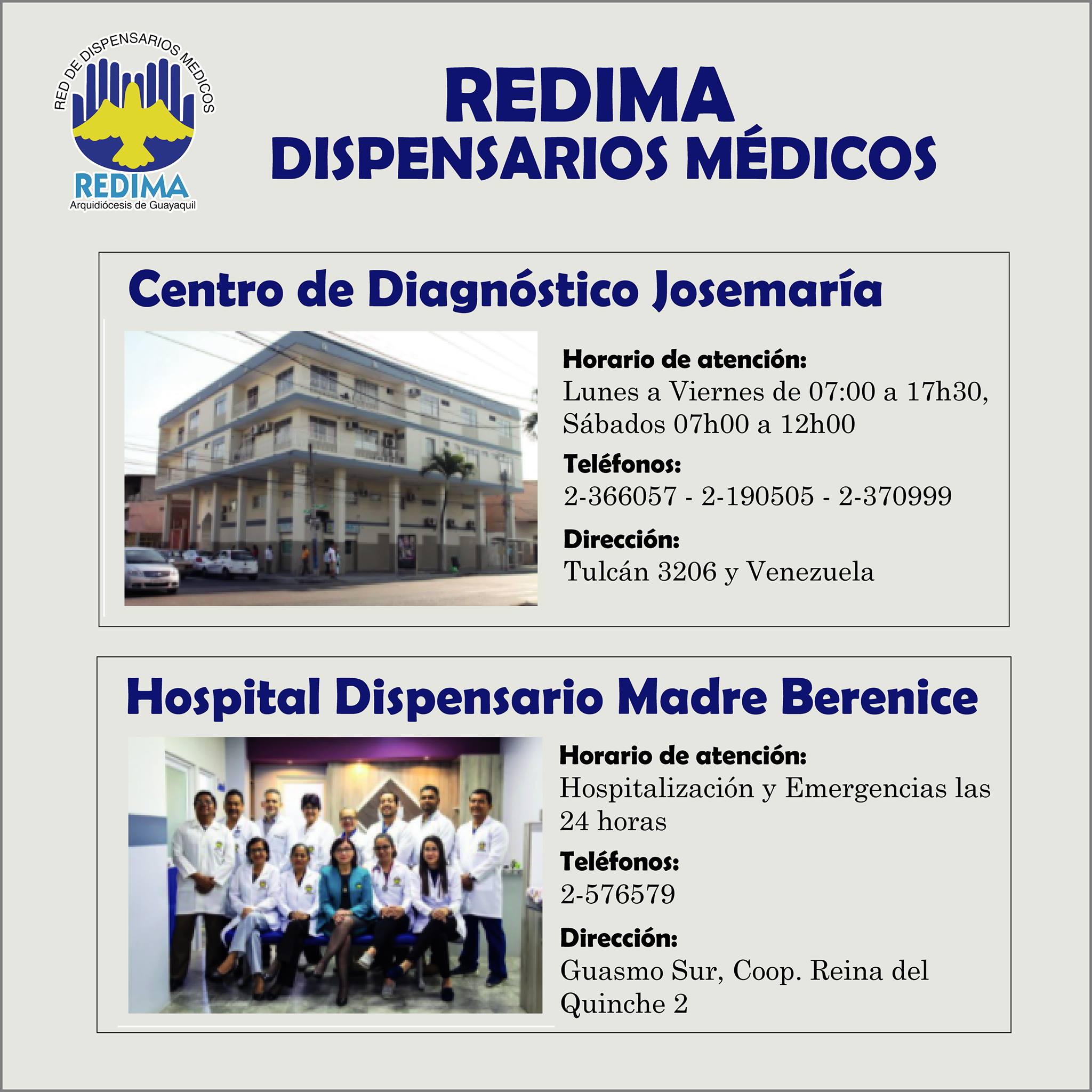 🏥REDIMA| . ¡REDIMA, más... - Red de Dispensarios Médicos | Facebook