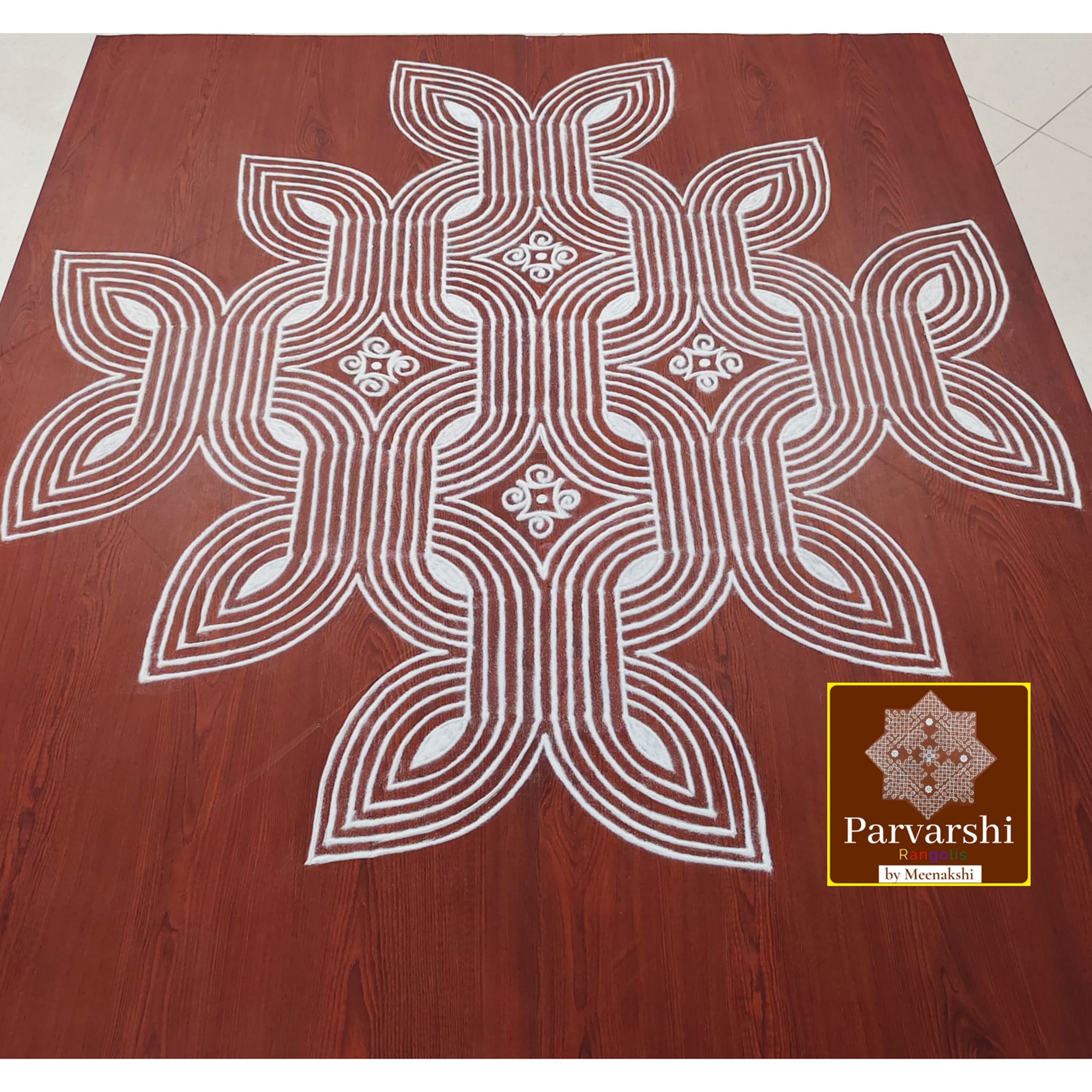 The month of devotion, the month of... - Parvarshi rangolis