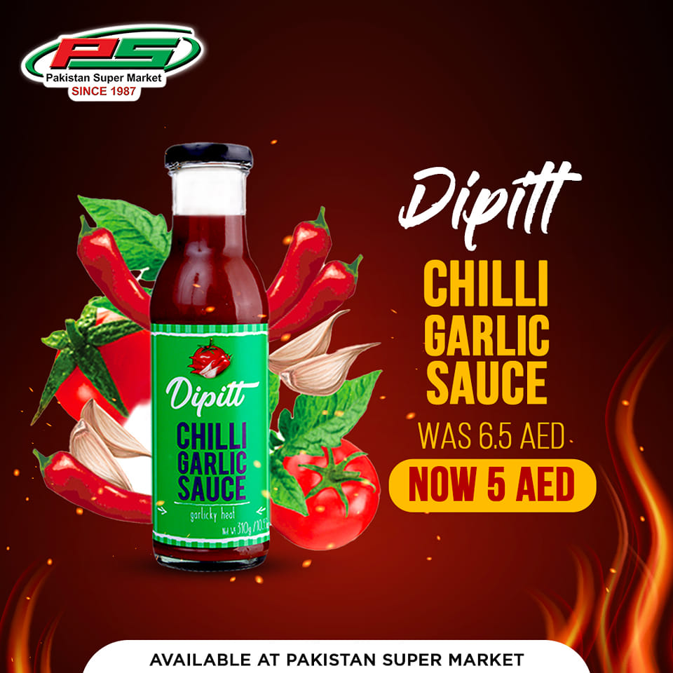 Pakistan - Compliment your chatpata snacks with Dipitt Chilli Garlic ...