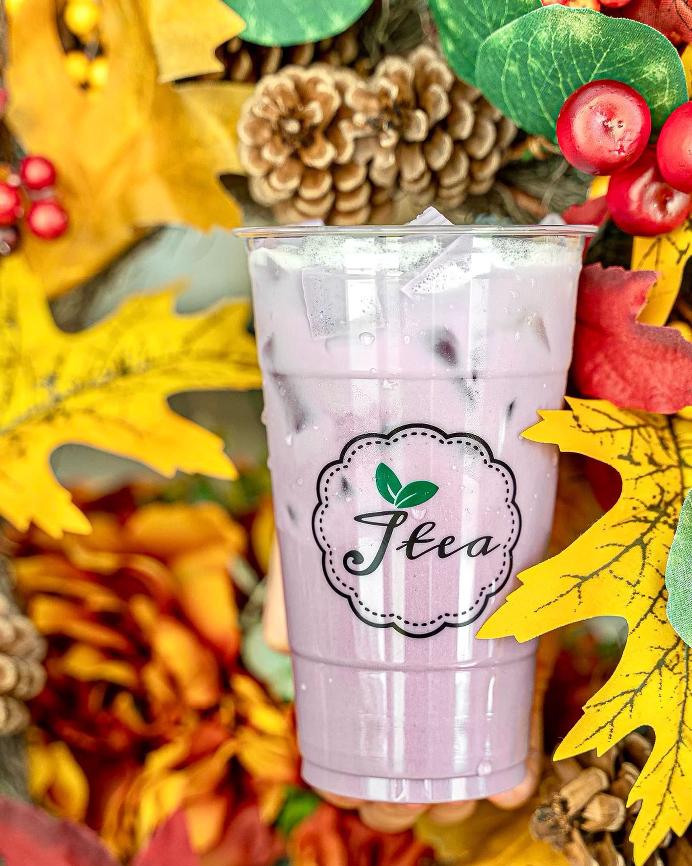 JTea - Our creamy Taro Milk Tea will definitely leave you...