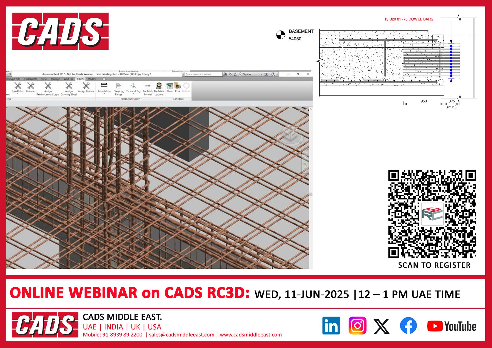 Drive Productivity in Rebar Detailing with CADS RC3D! Join Our Free ...