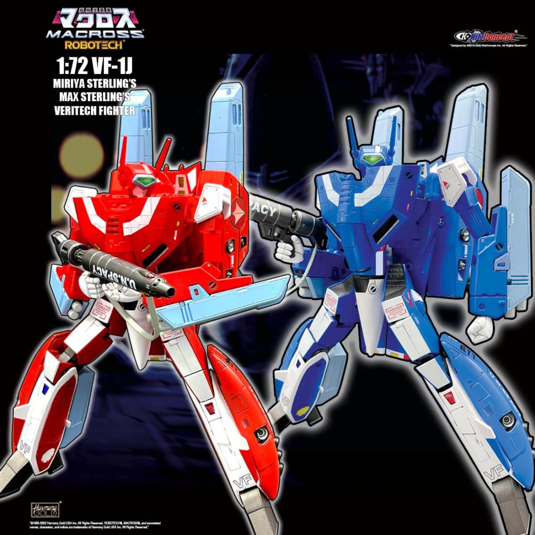 The KitzConcept Super Deformed VF-1J With Fastpack Armor Is Now