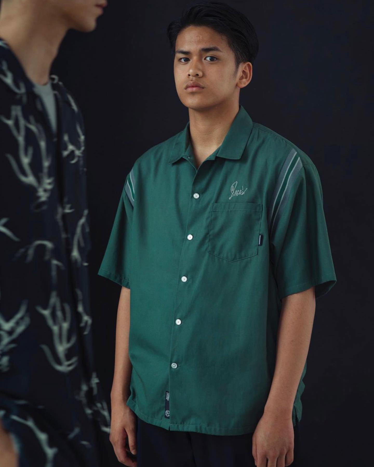 ▪︎NEIGHBORHOOD. BOWLING / LC-SHIRT.SS. . アームホールに配色の 