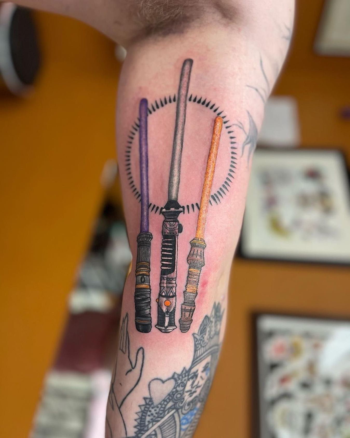 Tatouage Star Wars Sabre Laser
