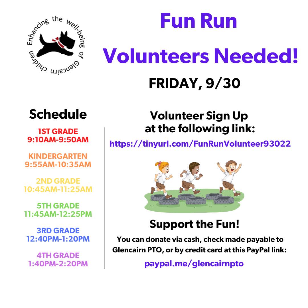 Fun Run... - Glencairn Elementary Community Council | Facebook