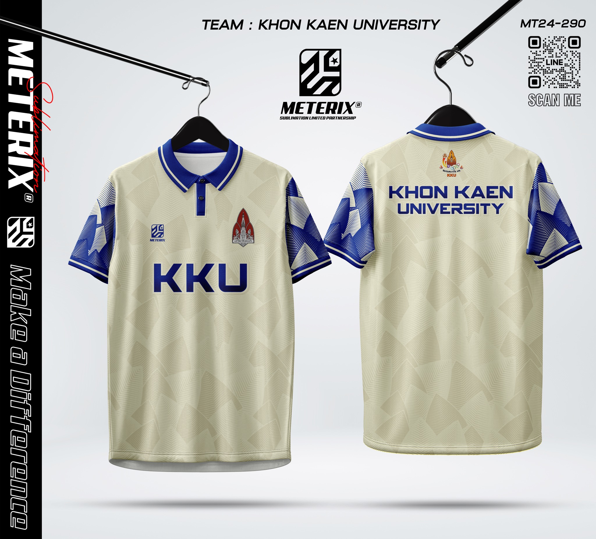 🚩ᴛᴇᴀᴍ : จะกร้อ KKU... - เสื้อพิมพ์ลาย Meterix Sublimation