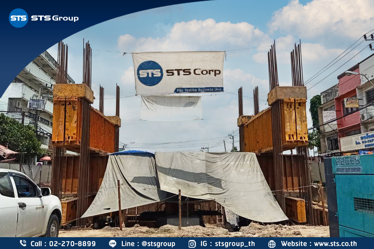 STS GROUP - การทดสอบ Instrumented Static Pile Load Test... | Facebook