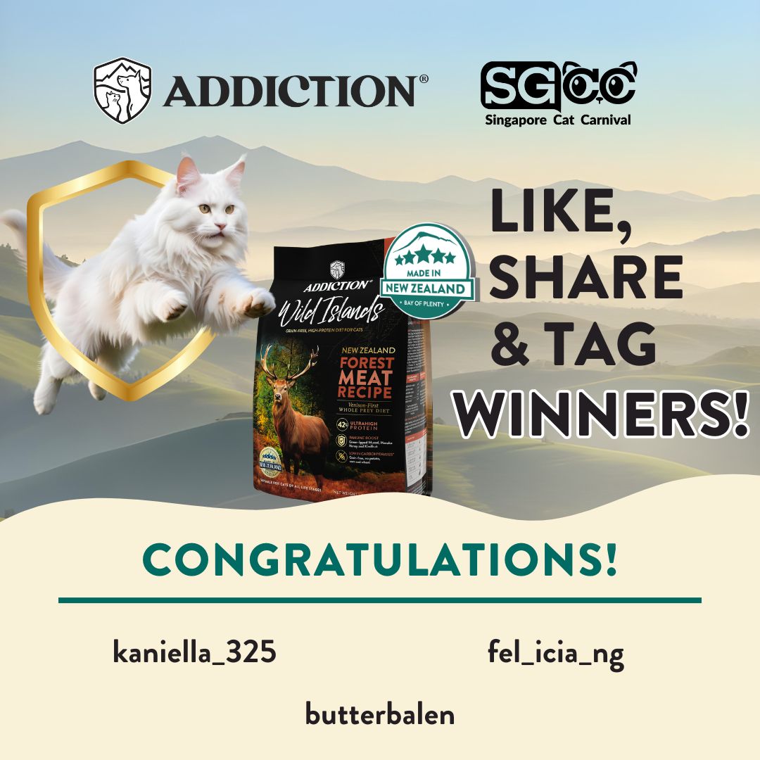 🎉 Congratulations to our winners! 🎉... - Addiction Pet Foods | Facebook