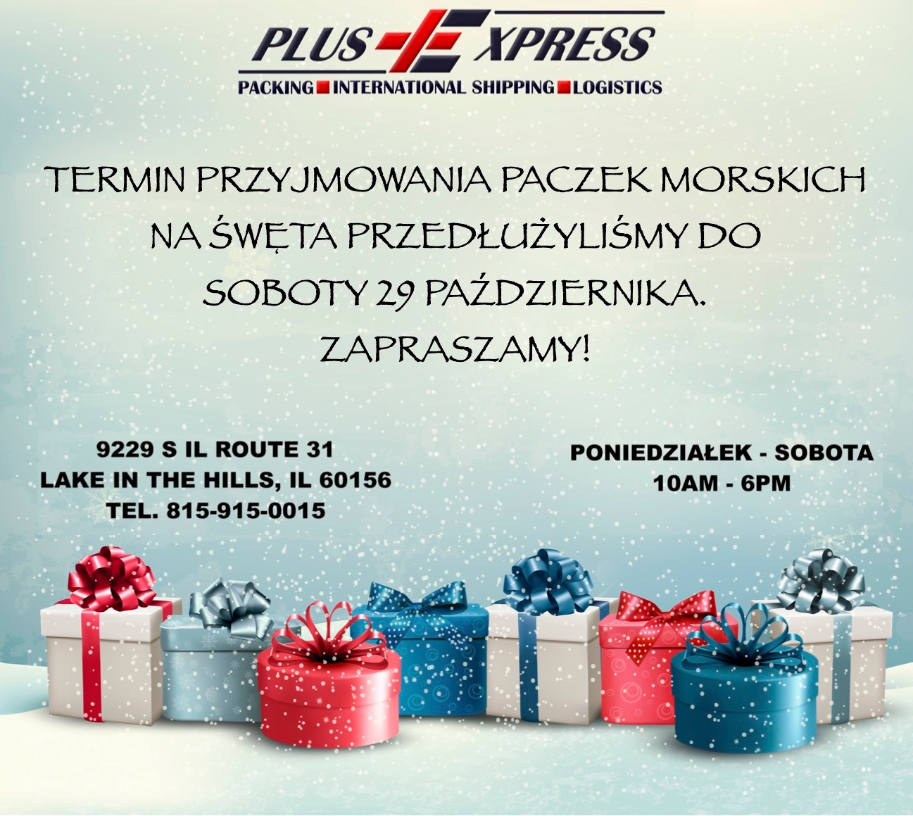 PLUS Express | Lake in the Hills IL