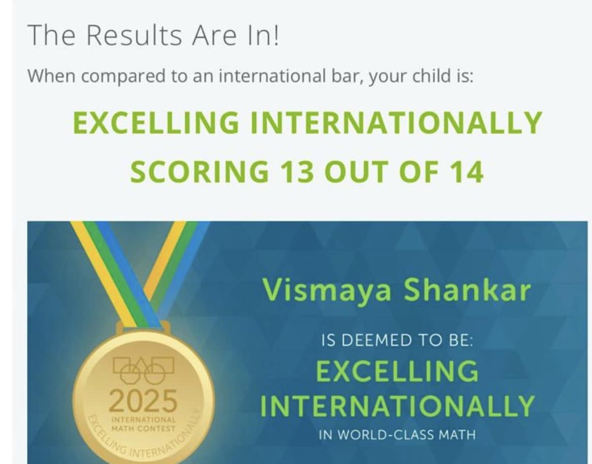 Congratulations to our... - Math Competition Coaching | Facebook