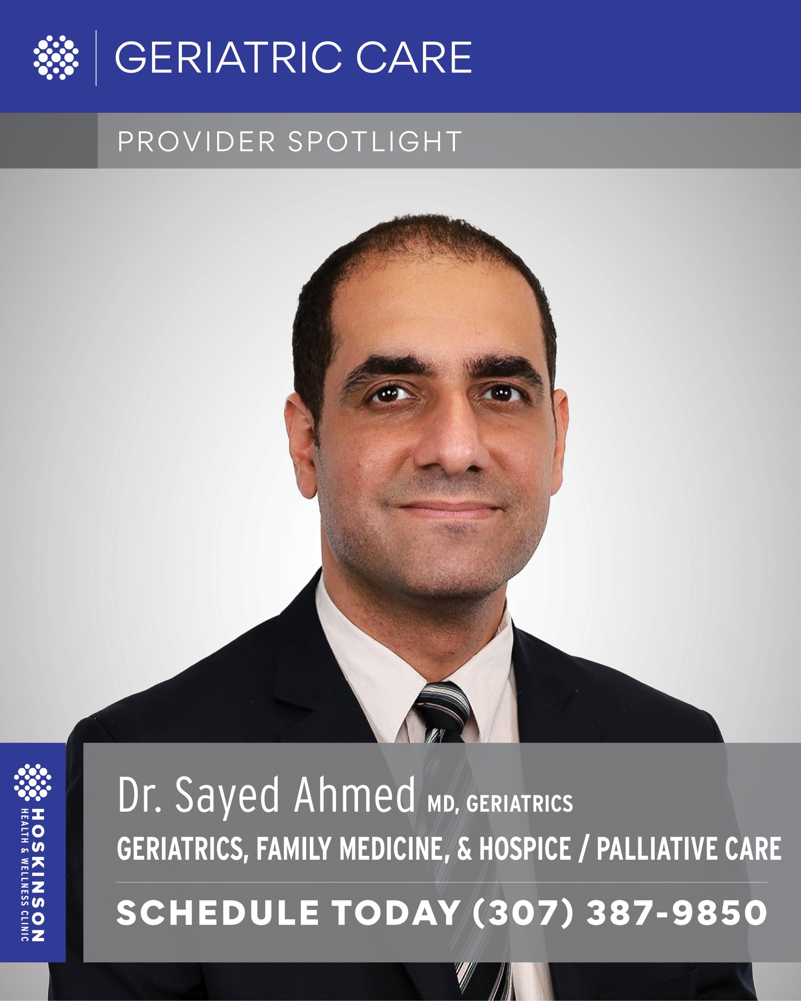 Hoskinson - We’re excited to welcome Dr. Sayed Ahmed to our team! With ...