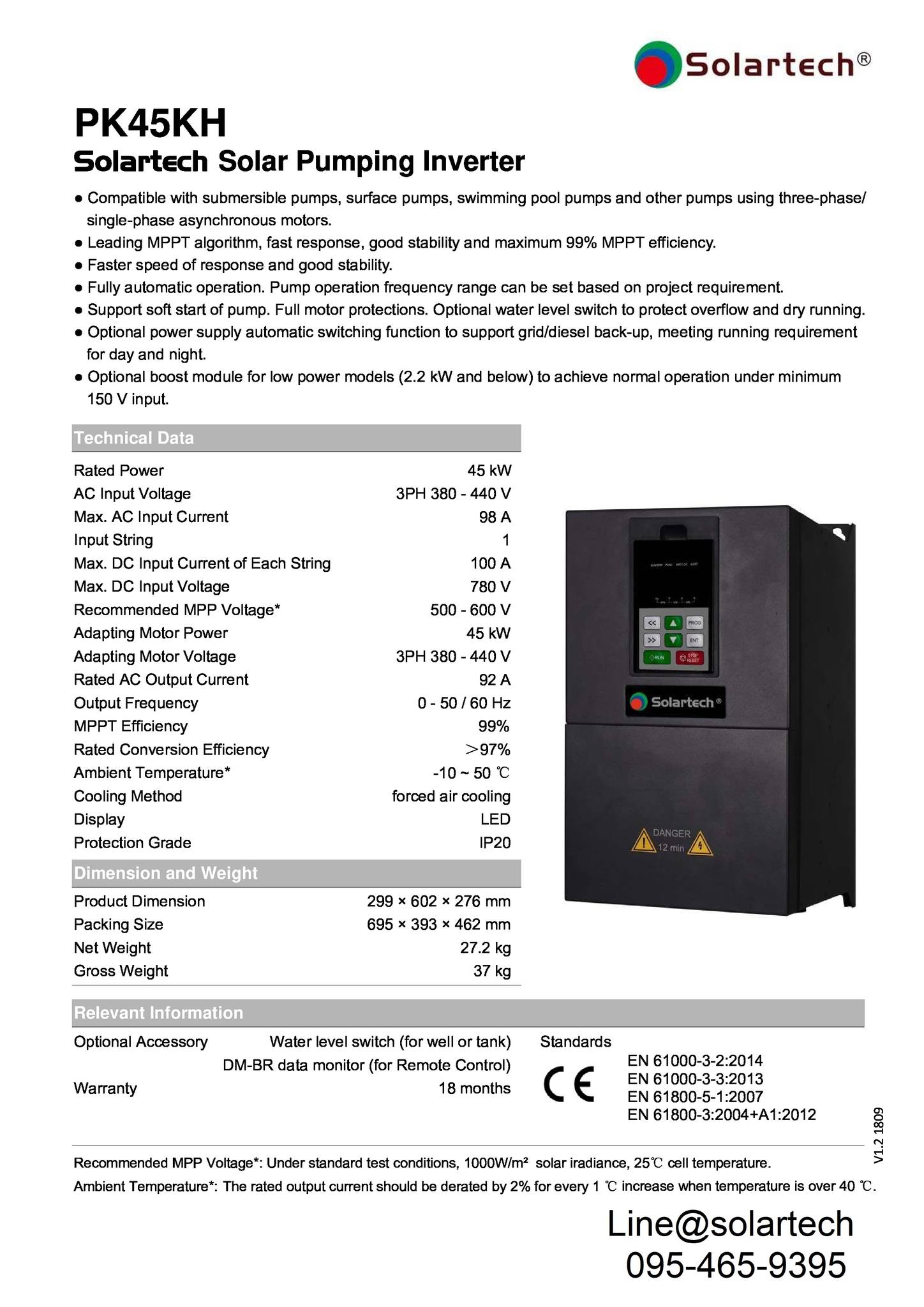 PK series solar... - Solartech Inverter Solar Pump System | Facebook