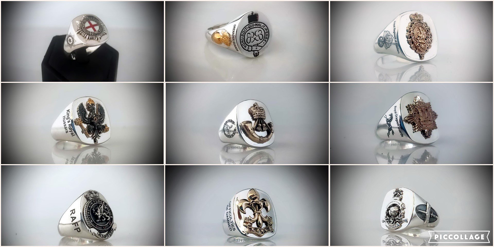 British Military Rings by Sir Yes Sir Global