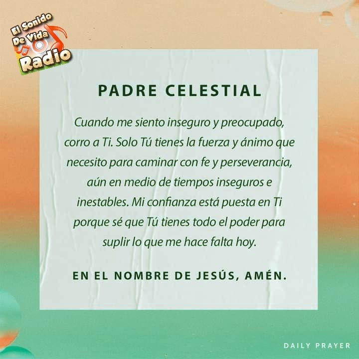 Sólo en Dios encontramos la... - Radio El Sonido De Vida | Facebook