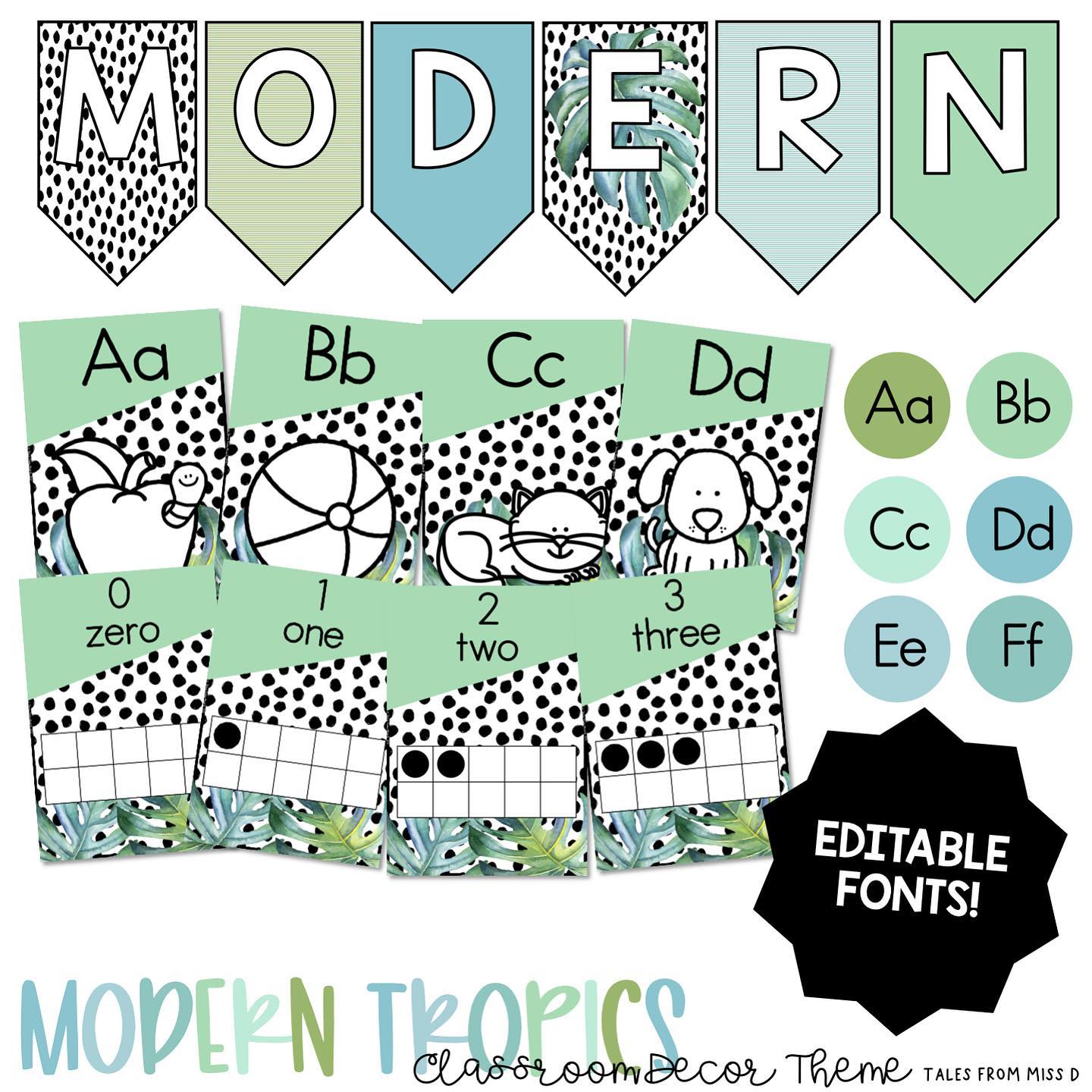 New! Set up a modern, tropical style... - Tales From Miss D | Facebook