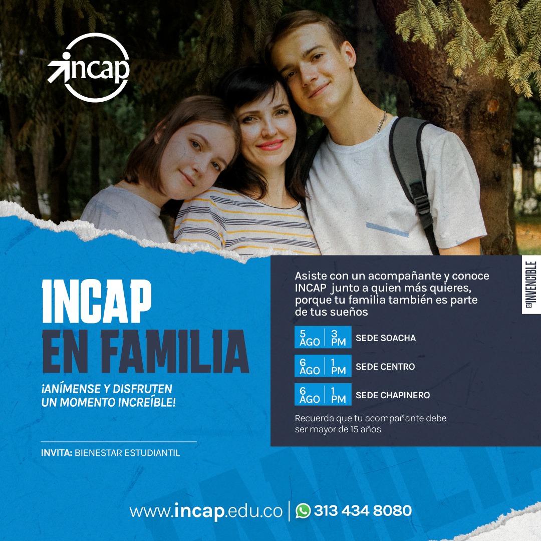 ¡Invitación... - Instituto Colombiano de Aprendizaje INCAP