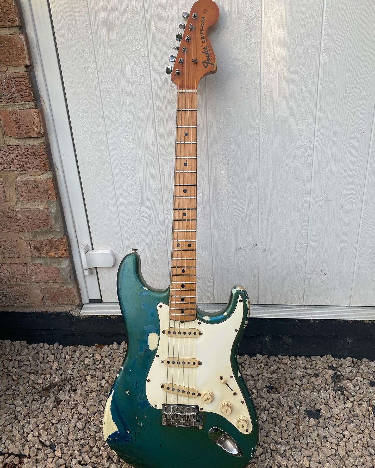 How cool is this? Another all original big headstock Strat with