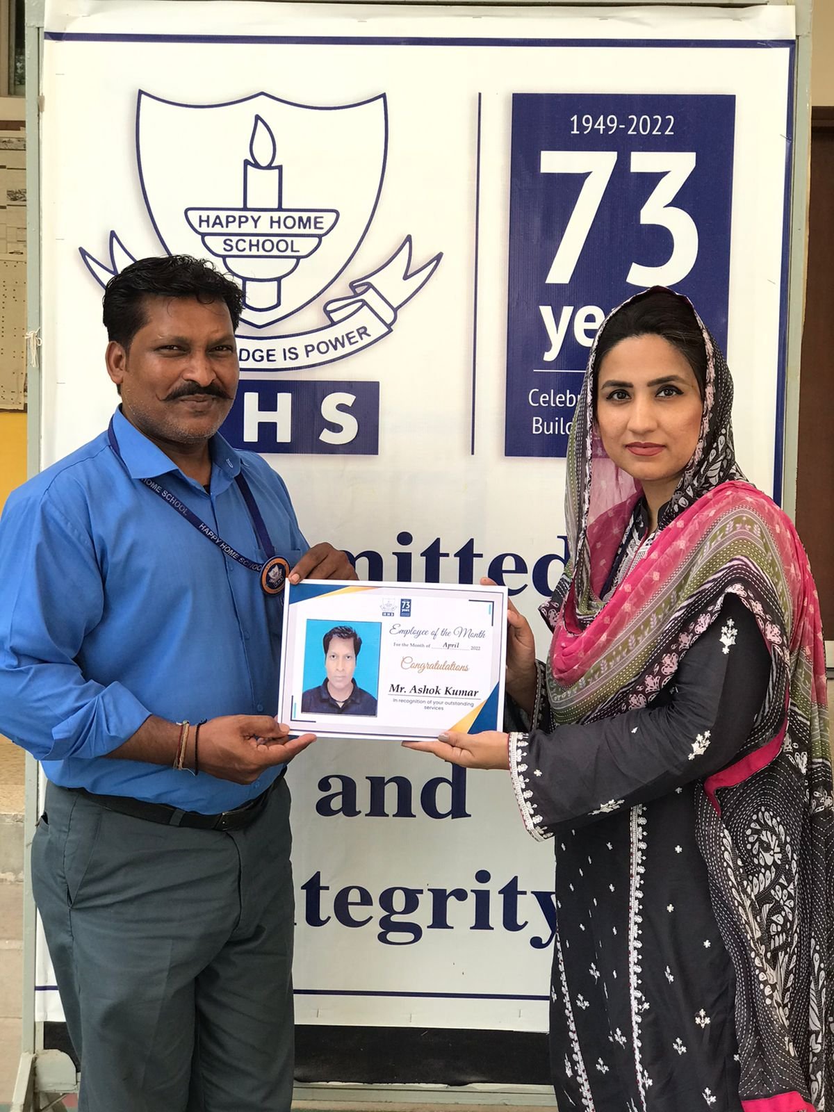 HHS High School - Congratulations May Employee of the... | Facebook