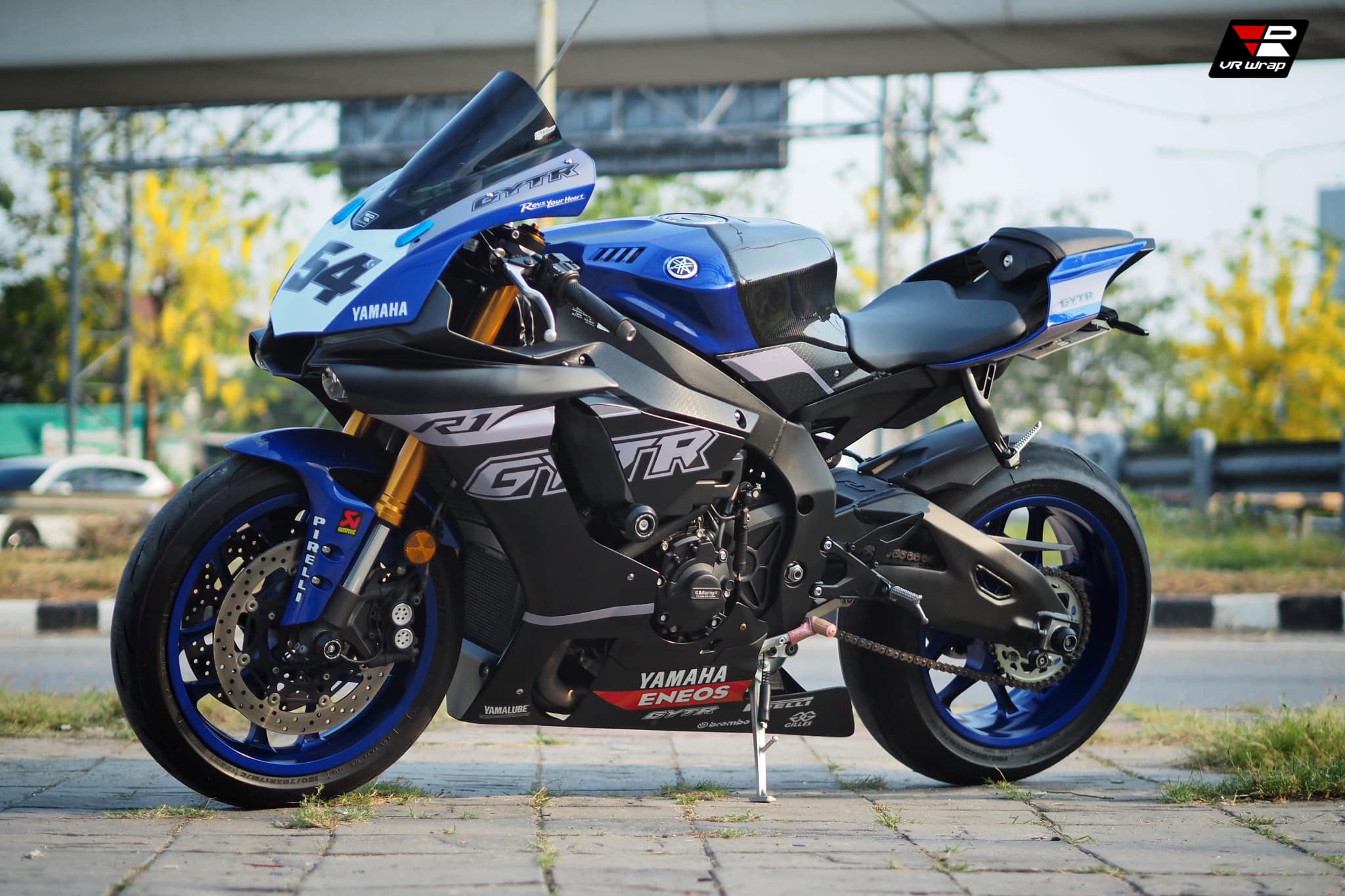 VR Wrap - Yamaha R1 ติดตั้งสติกเกอร์ kit ลาย GYTR ... | Facebook