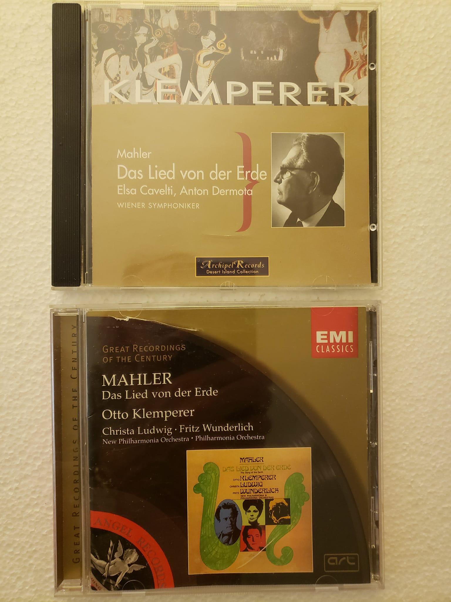 Two recordings by Otto Klemperer in 1963 and 1951