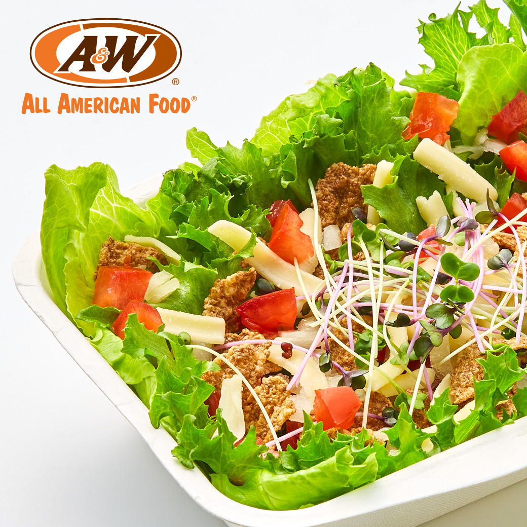 A&Wはバーガーだけじゃない！ しっかり野菜を食べたい人向けに、お食事