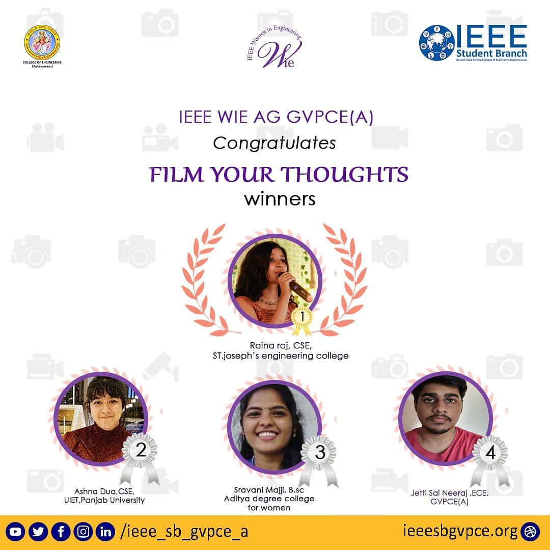Congratulations Raina Raj( S2... - Department of Computer Science and ...